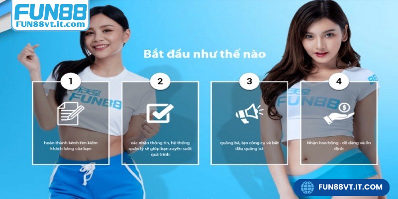 Đăng ký đại lý FUN88 miễn phí, đơn giản để nhận hoa hồng