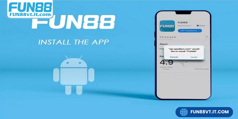 Tải app FUN88 giúp thành viên tối ưu hóa sự tiện lợi khi cá cược
