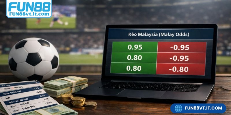 Cách tính tỷ lệ cược Malaysia FUN88 dựa trên số âm hoặc dương